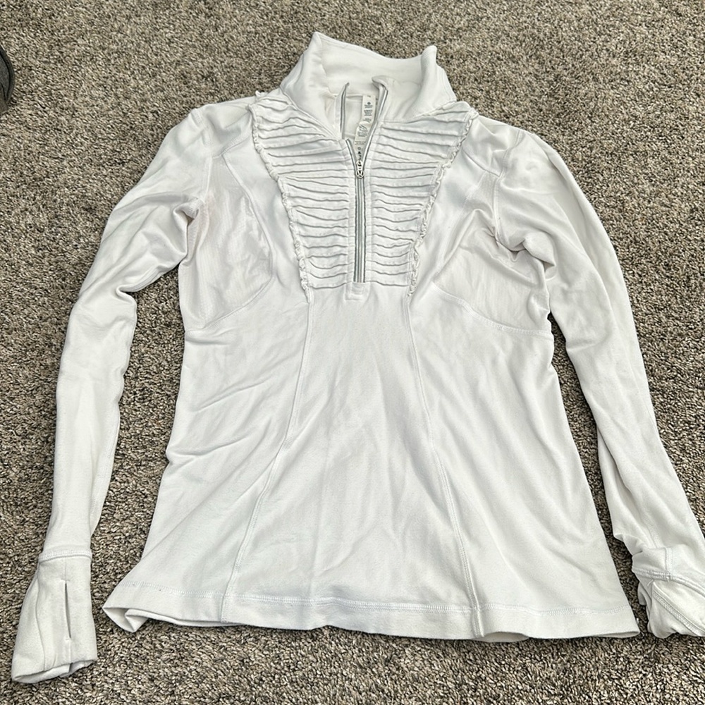 Lululemon Quarter Zip White